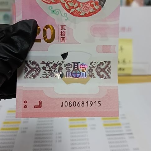 塑料蛇钞号码如图080681915金马车