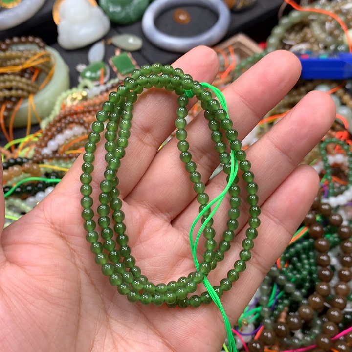 和田玉未镶嵌手链99