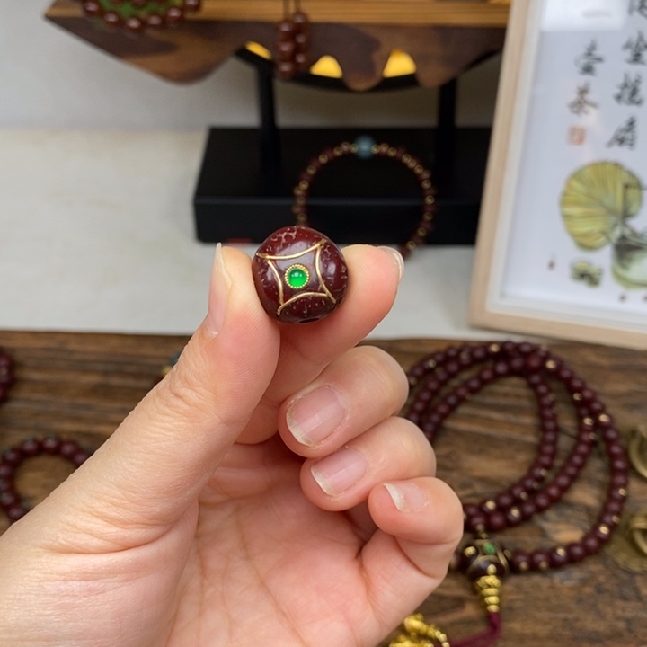 凤眼菩提吊坠4星麒麟