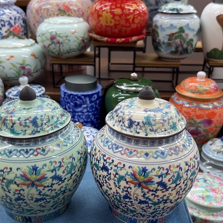 瓷片茶叶罐茶叶罐