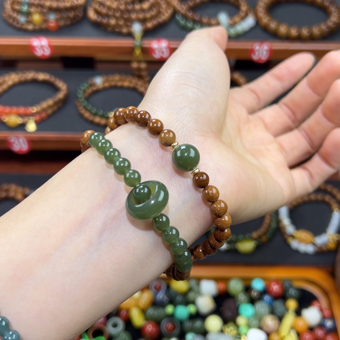 库克手串精品库克双圈➕顶珠0.6