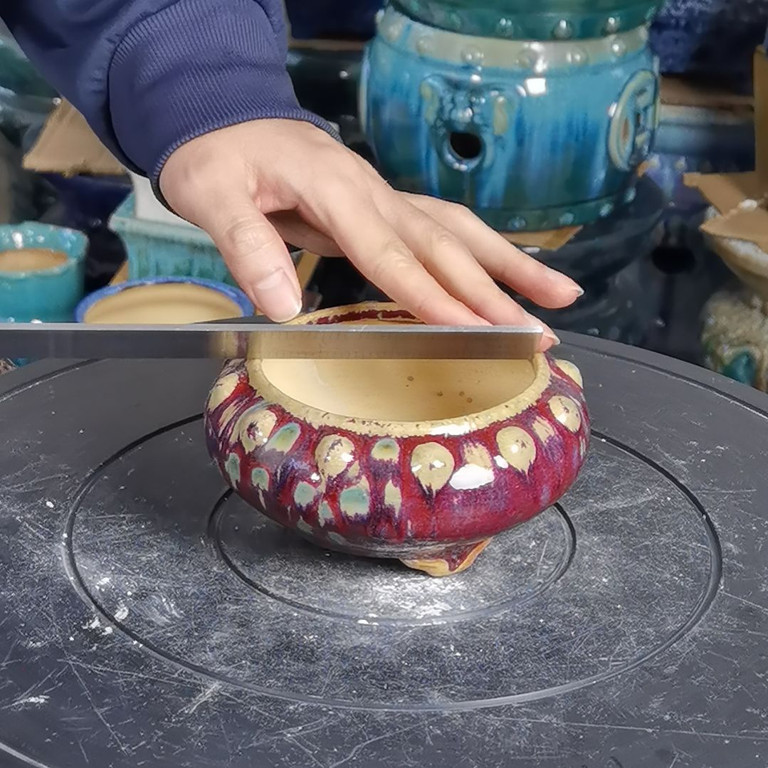 内口9.5深5.5石湾花盆默认微瑕