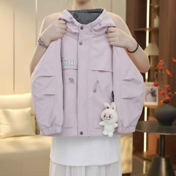儿童冲锋衣防风防水登山服中大童滑雪服女童三防外套-Y5640