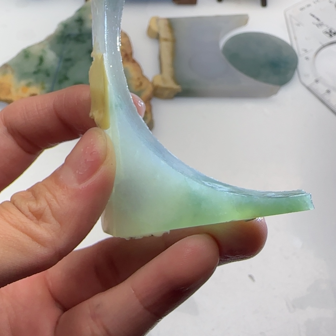 翡翠挂件未镶嵌锲****6