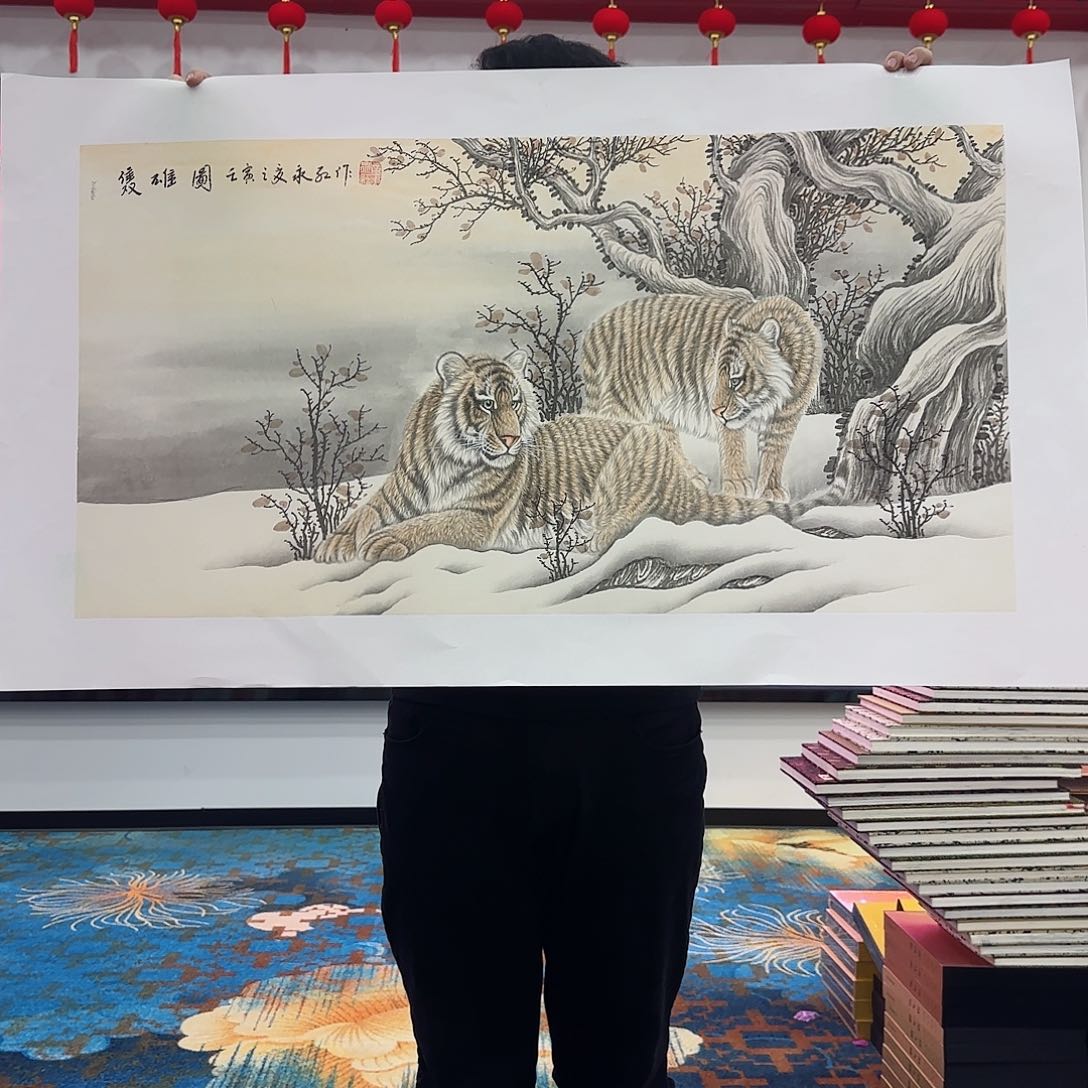 国画艺术家的作品