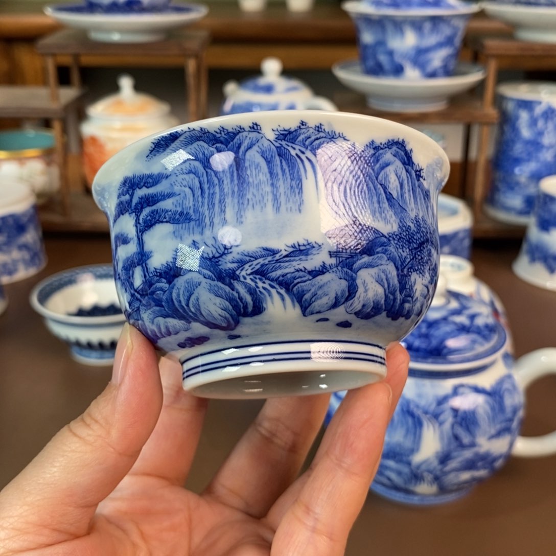 景德镇陶瓷手工手绘