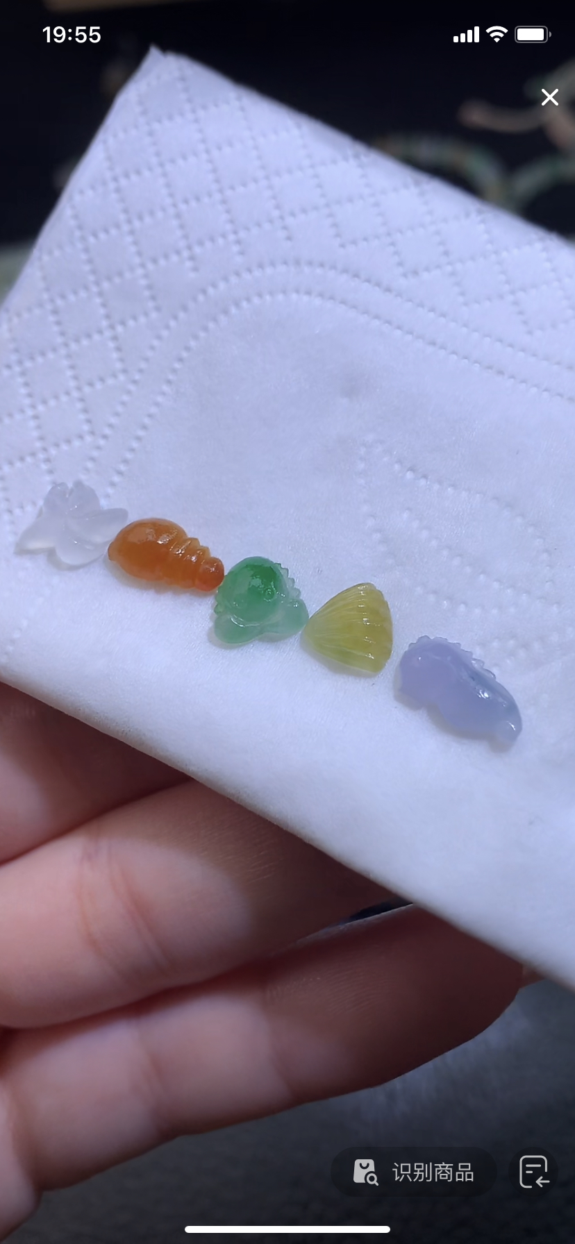 定制缅料翡翠毛货海底世界