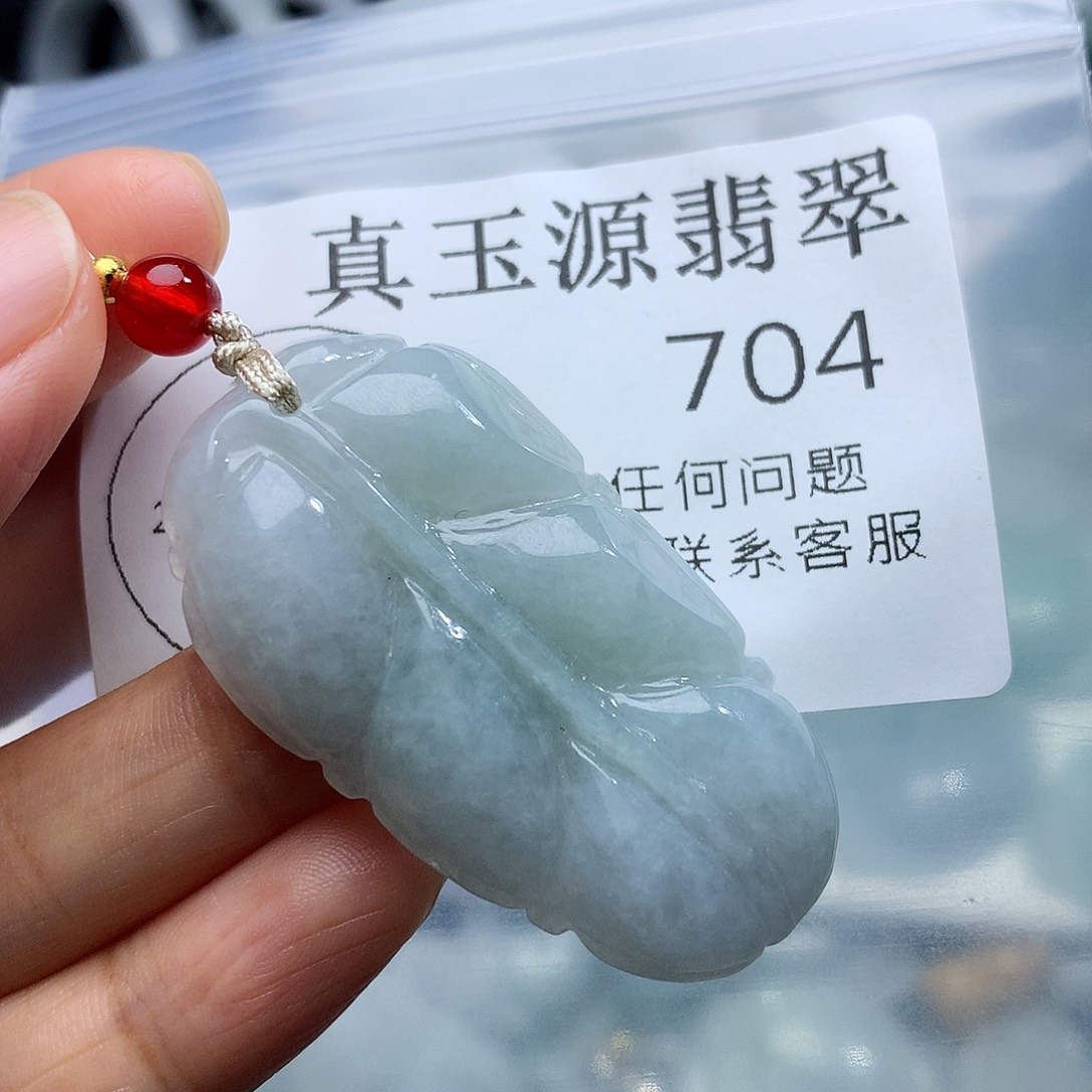 翡翠未镶嵌颈饰704