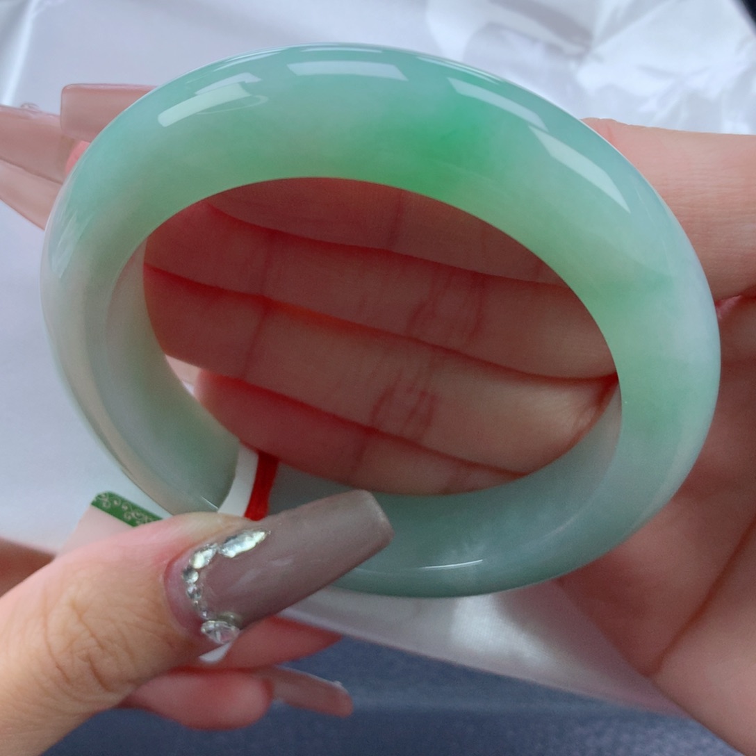 翡翠手镯未镶嵌54正圈