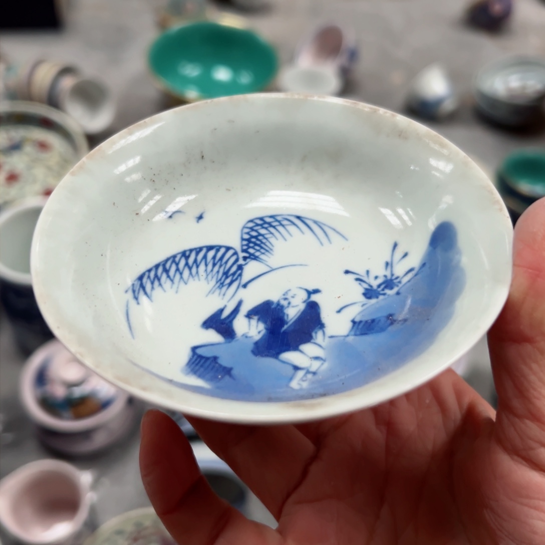 碗手绘人物小味碟
