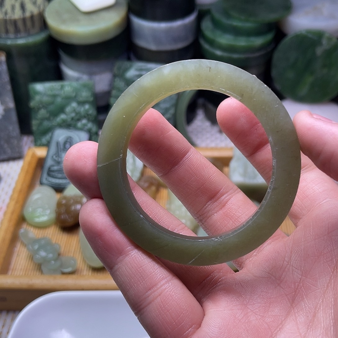 未镶嵌和田玉车挂50