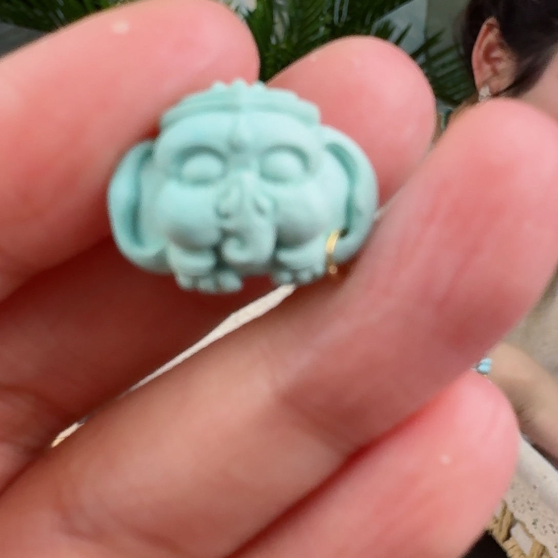 绿松石珠宝奇石未镶嵌