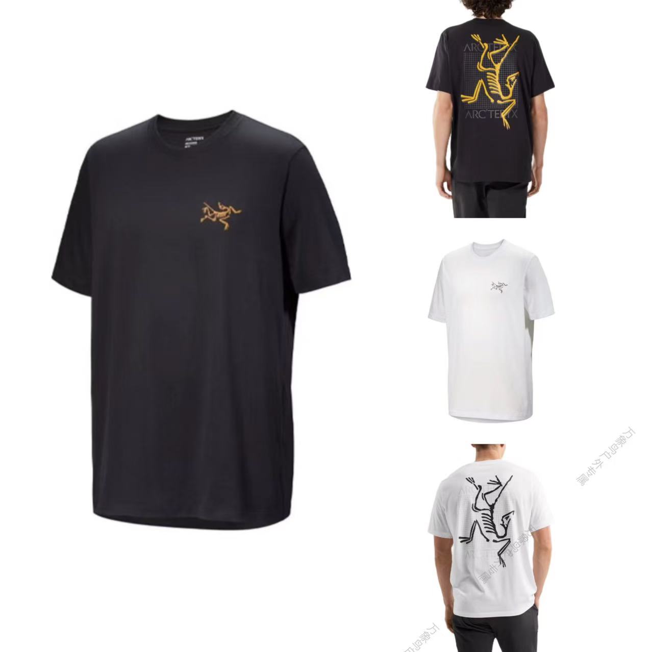 ARC'TERYX/始祖鸟Multi Bird Logo Ss后背大Logo图案印花短袖T恤 