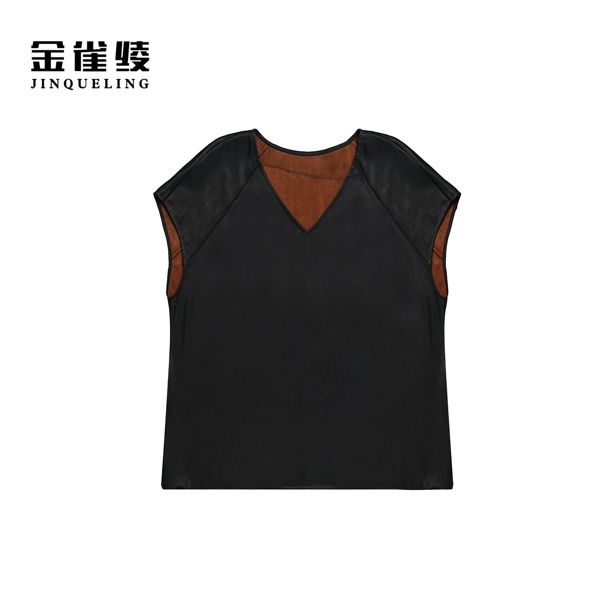 金雀绫【木兰辞】桑蚕丝香云纱弹力缎加宽加大衬衫SZBY340