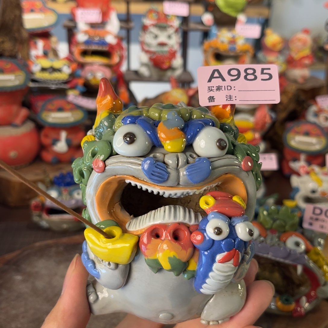 泥塑纯手工茶宠摆件