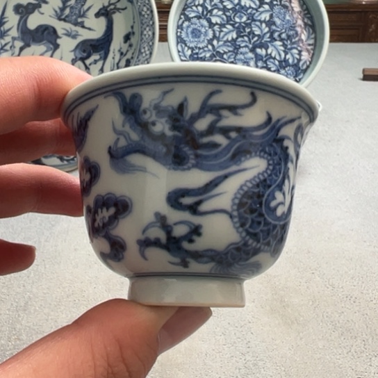 明续幽蓝龙纹铃铛