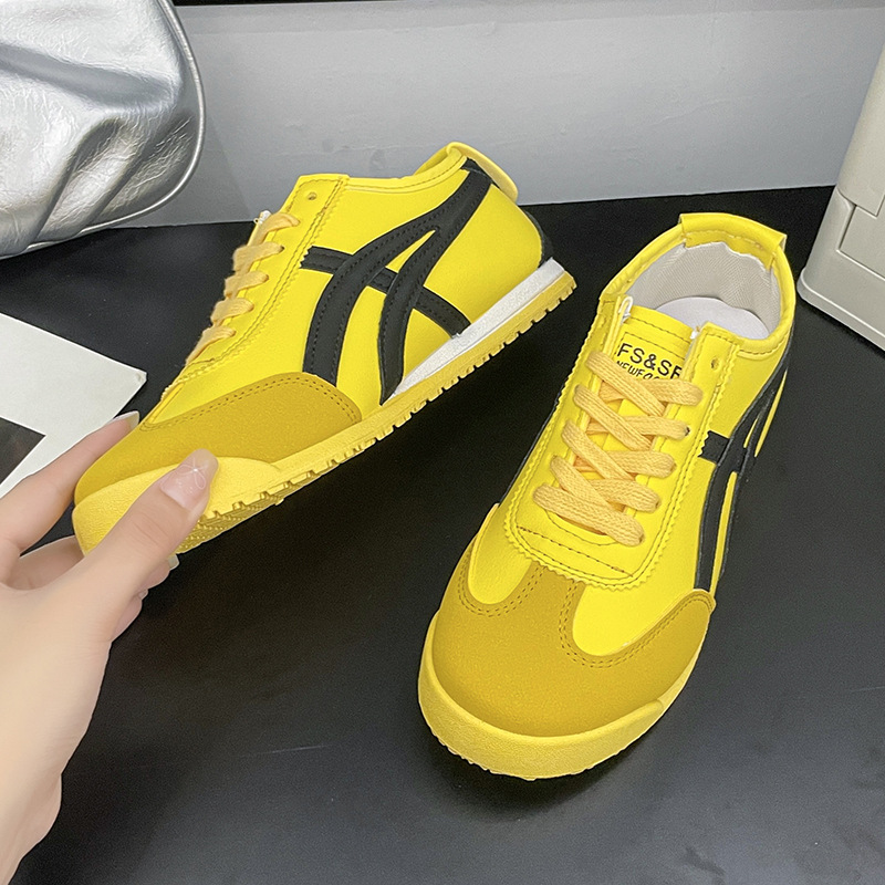 德训鞋女鞋2025新款春秋季透气爆款平底鞋懒人超软休闲潮流运动鞋