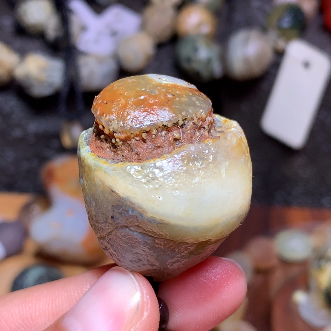 未镶嵌玛瑙/玉髓珠宝半成品