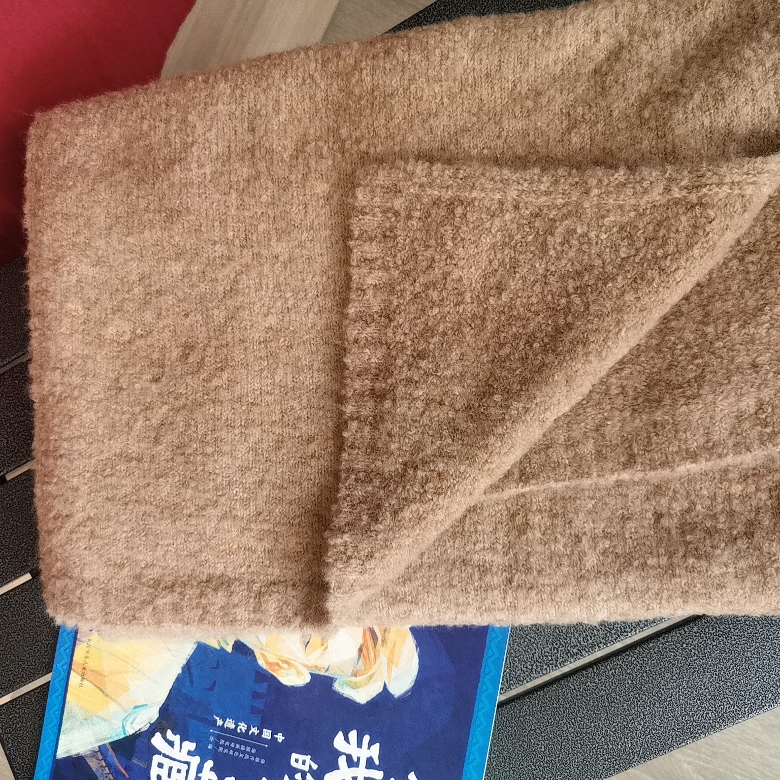 外贸出口高质不掉色男女通用保暖纯色极简风日版常规款围巾厚款