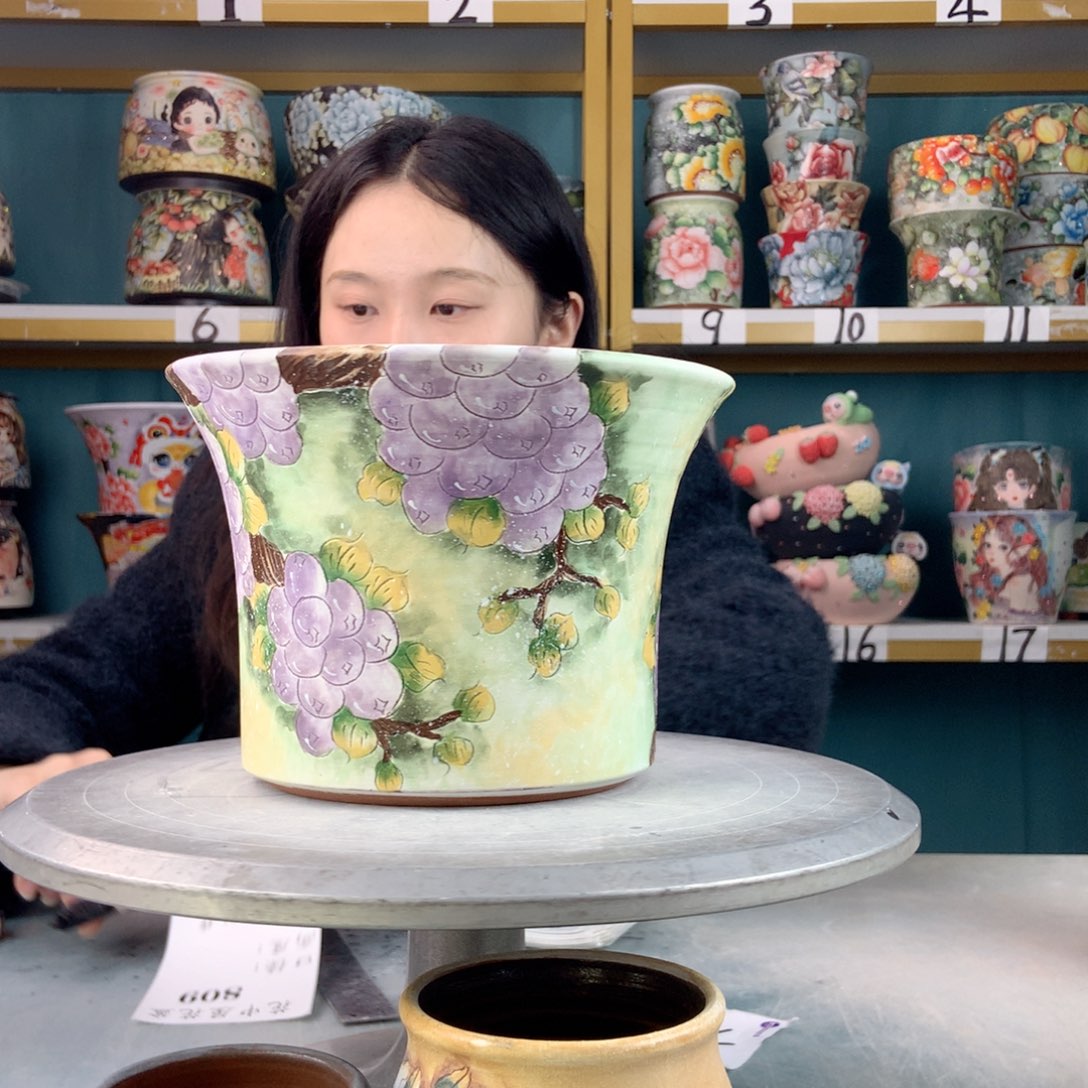 罐景德镇手工瑕疵809