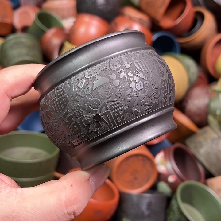 紫砂茶杯全手工紫砂主人杯