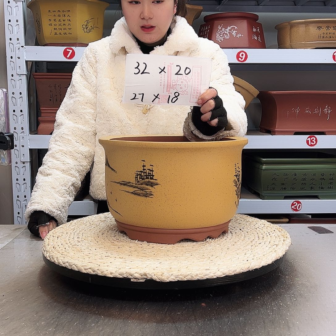 紫砂花盆紫砂花盆