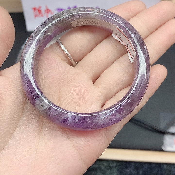 水晶手镯未镶嵌42（52事实上）