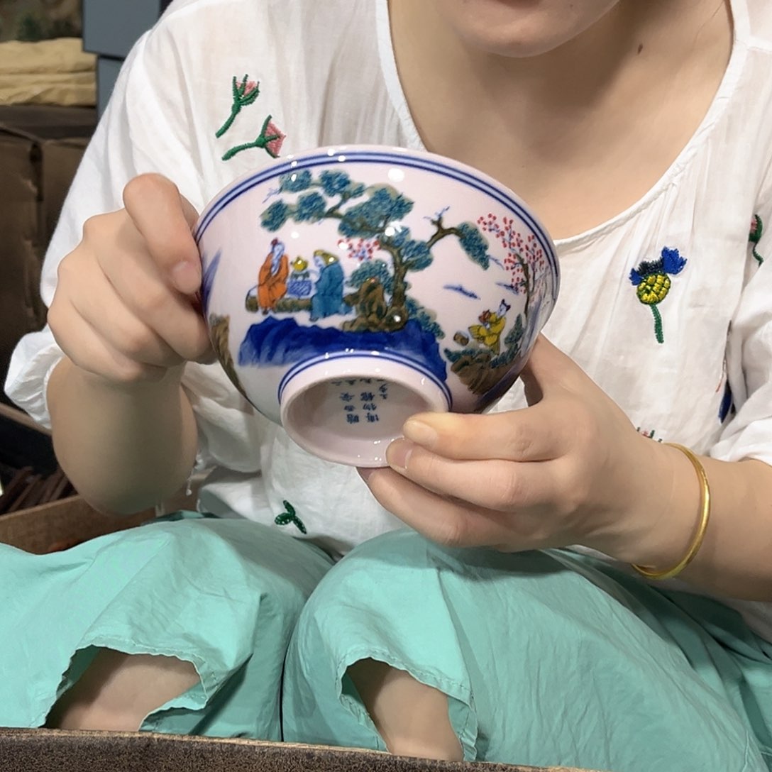摆件//////景德镇陶瓷瓷器。红。