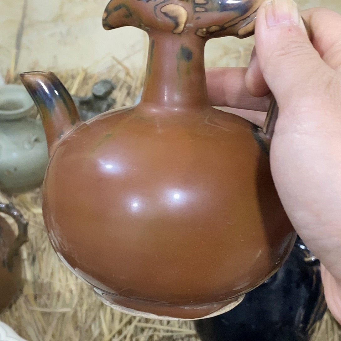 @***M定窑的一个鸡首壶