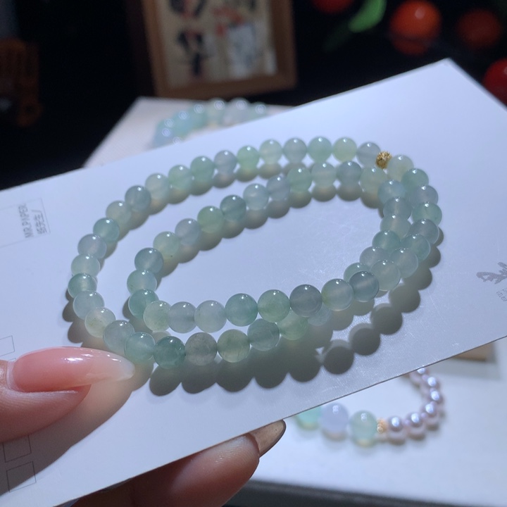 翡翠散珠福利珠串卡6