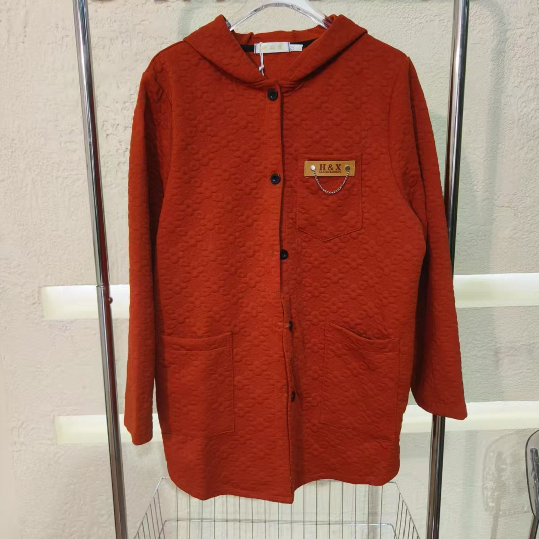 大码女装2025春季新款时尚洋气宽松显瘦休闲短外套女23116