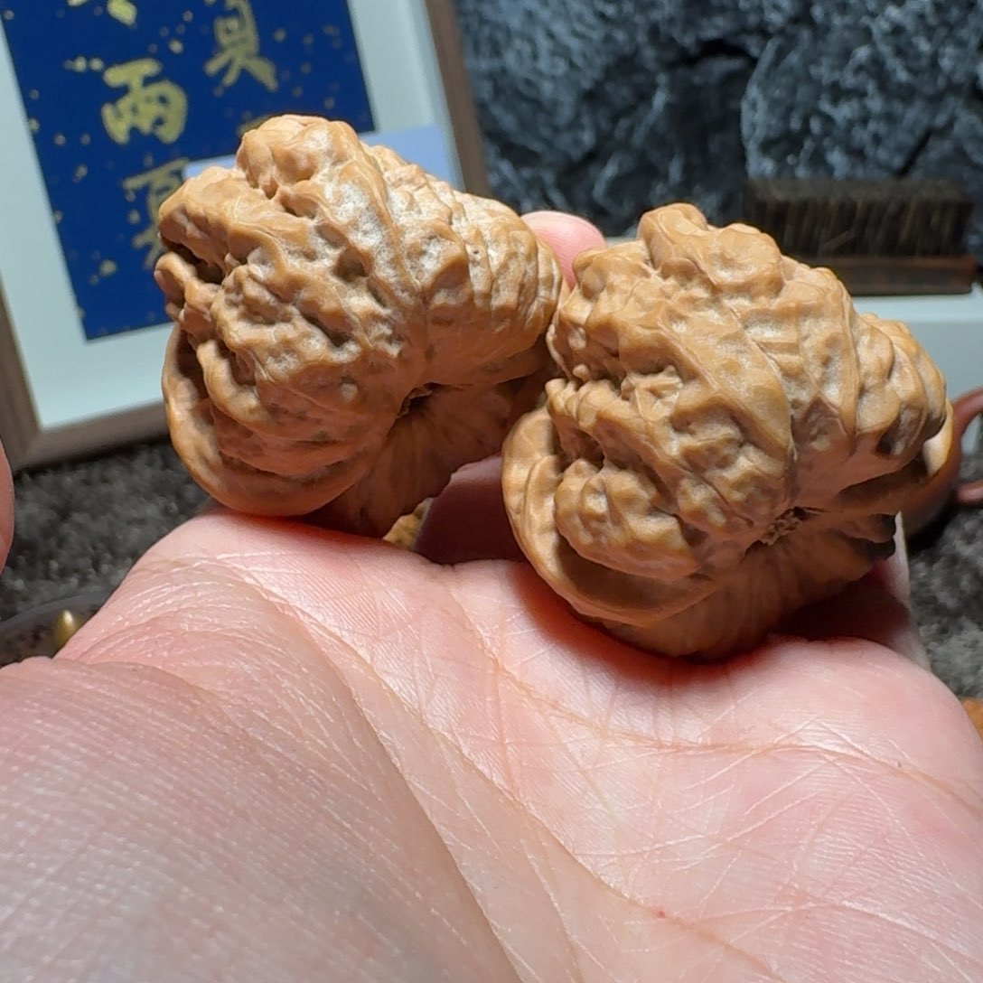 文玩核桃把件刮***子蛤蟆头6927