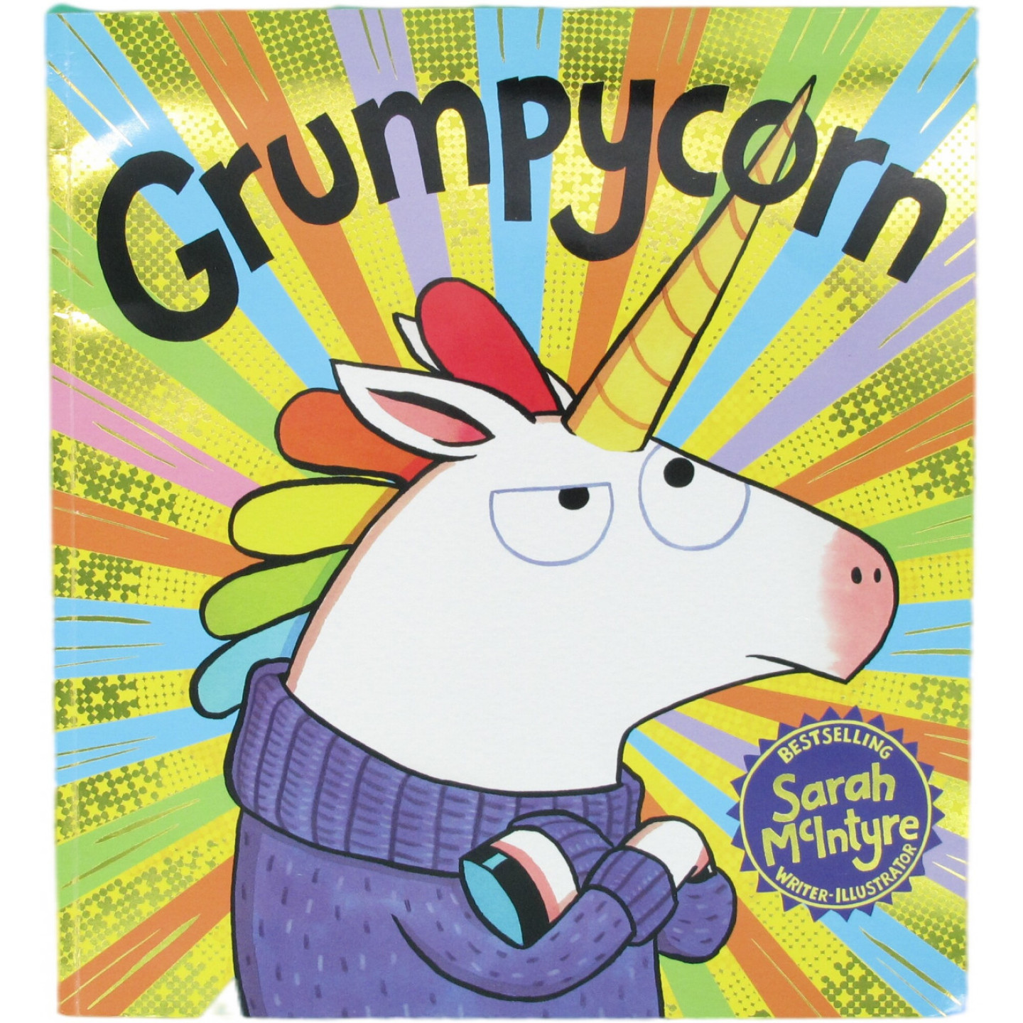 英语原版书Grumpycorn暴躁独角兽绘本亲子共读幽默想象力