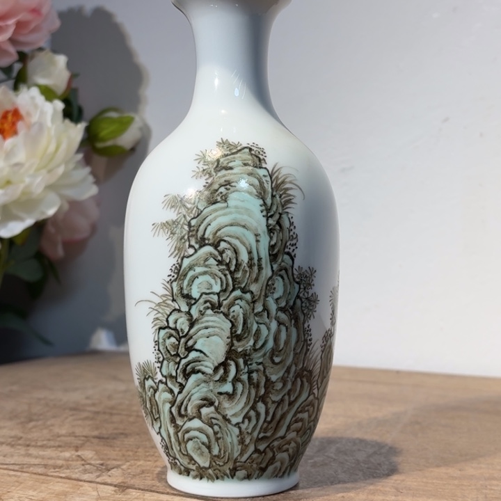 辉***.陶摆件青花瓷器摆件现代工艺品