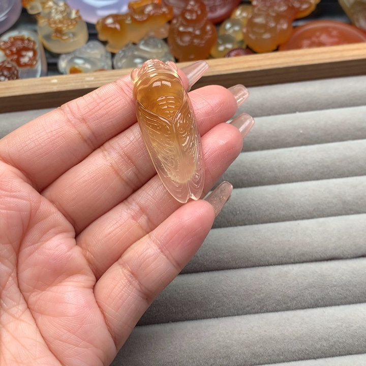 玛瑙/玉髓颈饰未镶嵌雨****