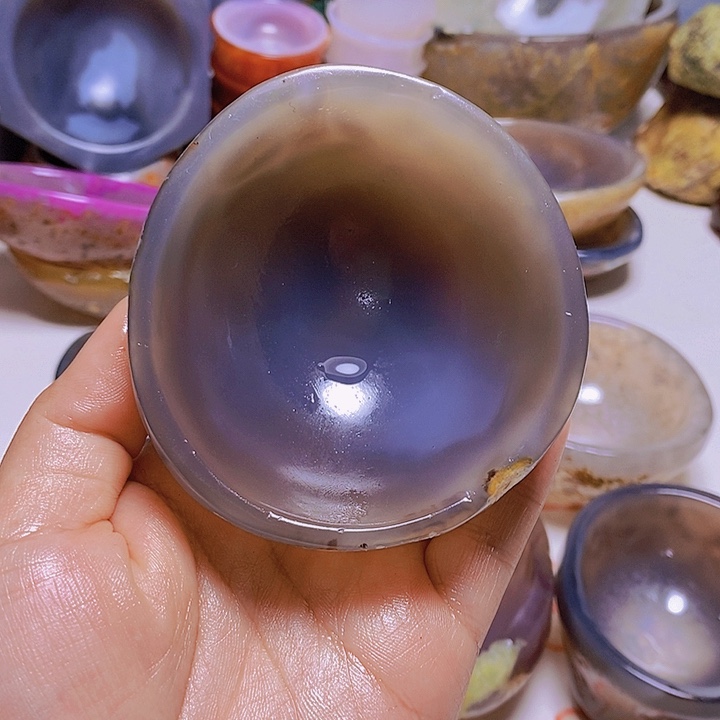 玛瑙/玉髓，未镶嵌墨*轩