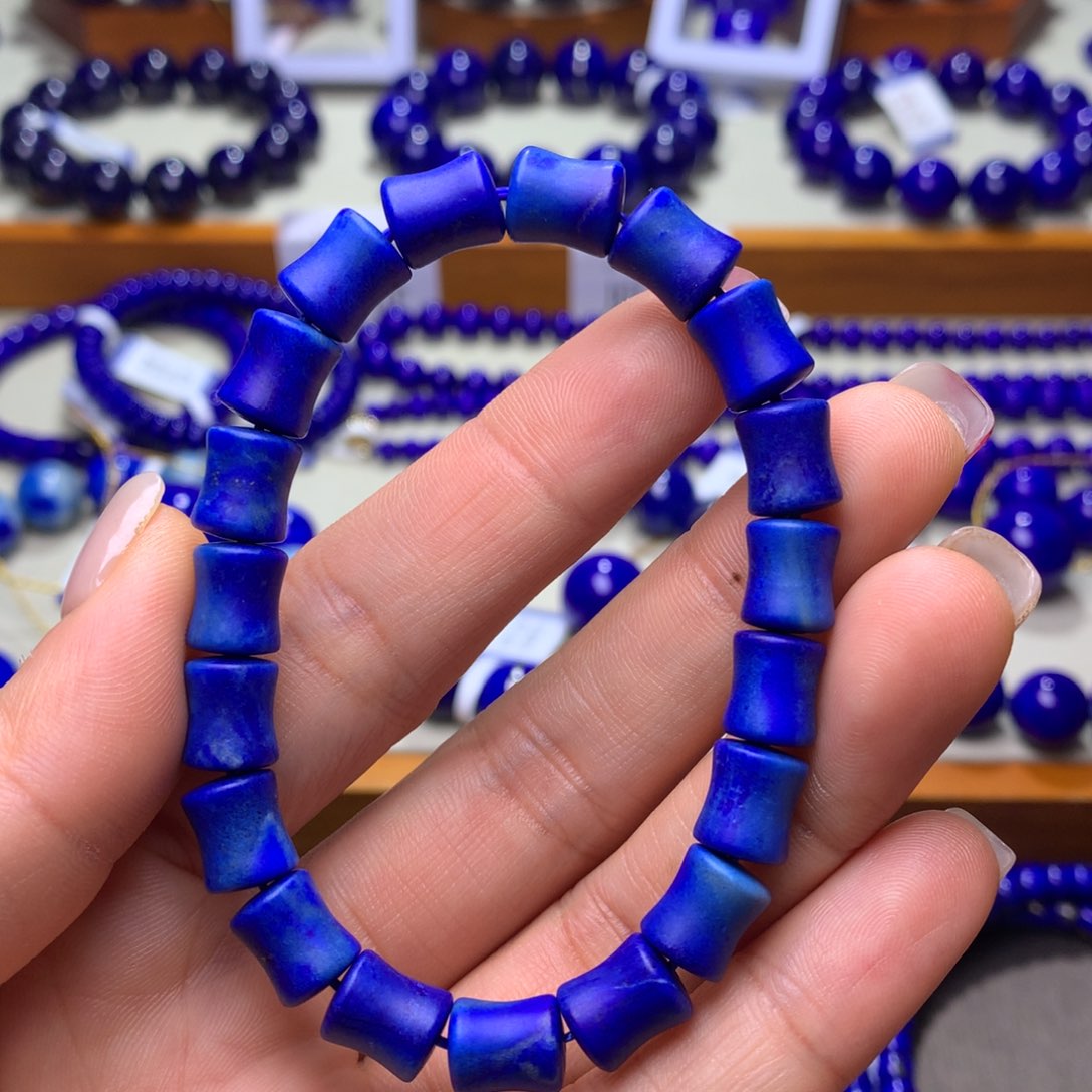 青金石手串未镶嵌8mm2178