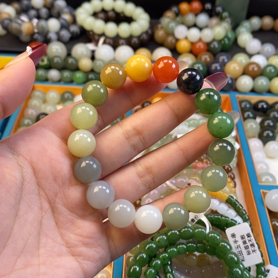 和田玉多宝手串未镶嵌z 12