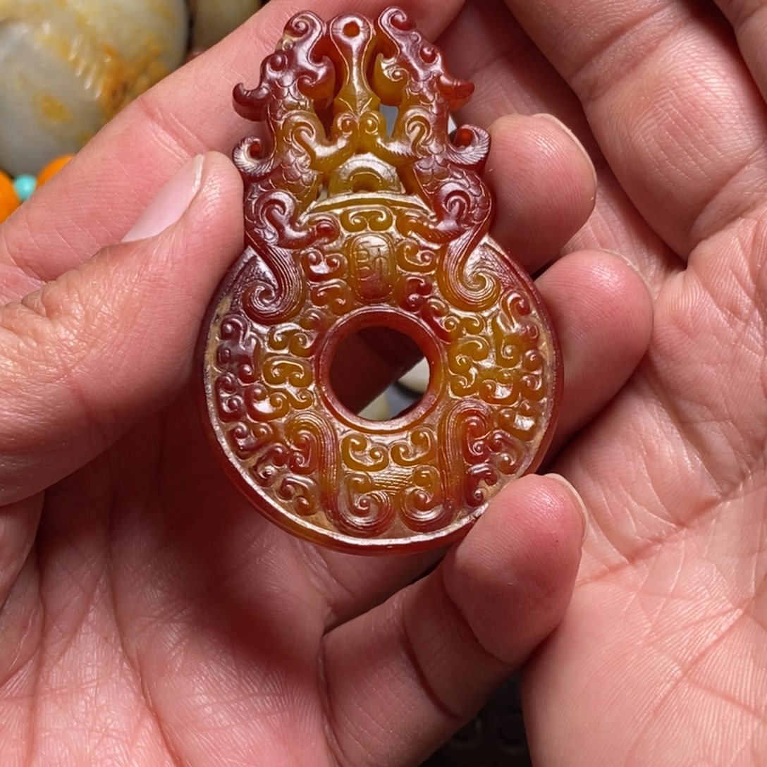 和田玉挂件未镶嵌a****e