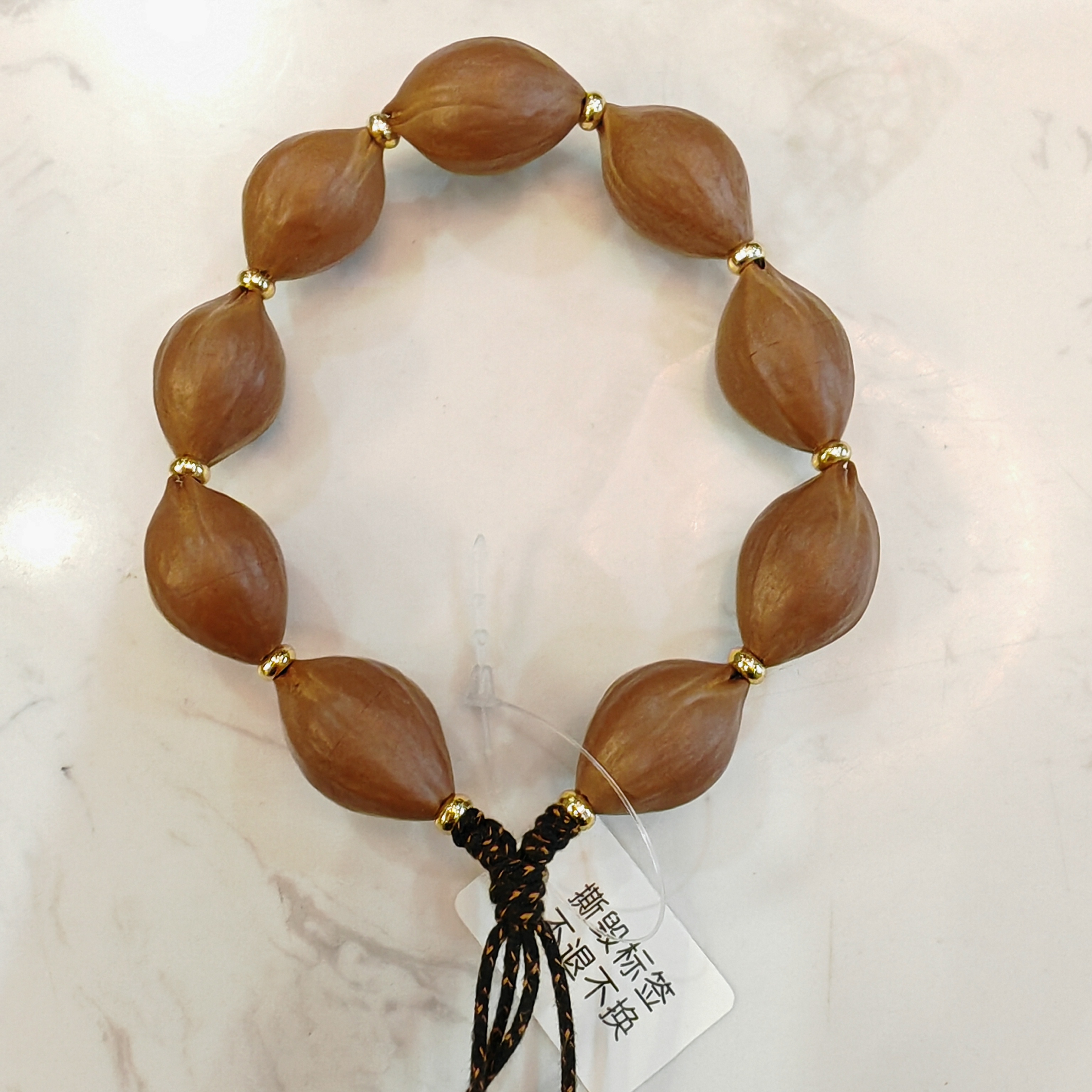 【精选】16*21小三花铁核素核老料手串已去霜全品无修