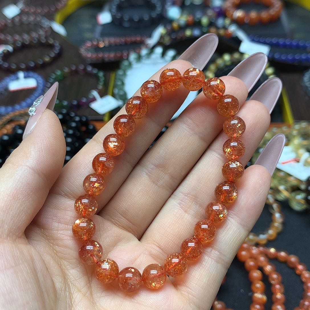 日光石手链未镶嵌手链