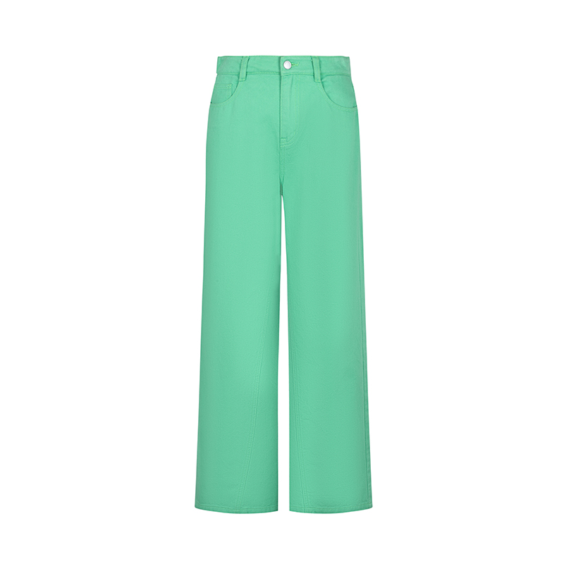 【籽言专属】商场同款春秋新品显高显瘦阔腿牛仔裤N131B41033