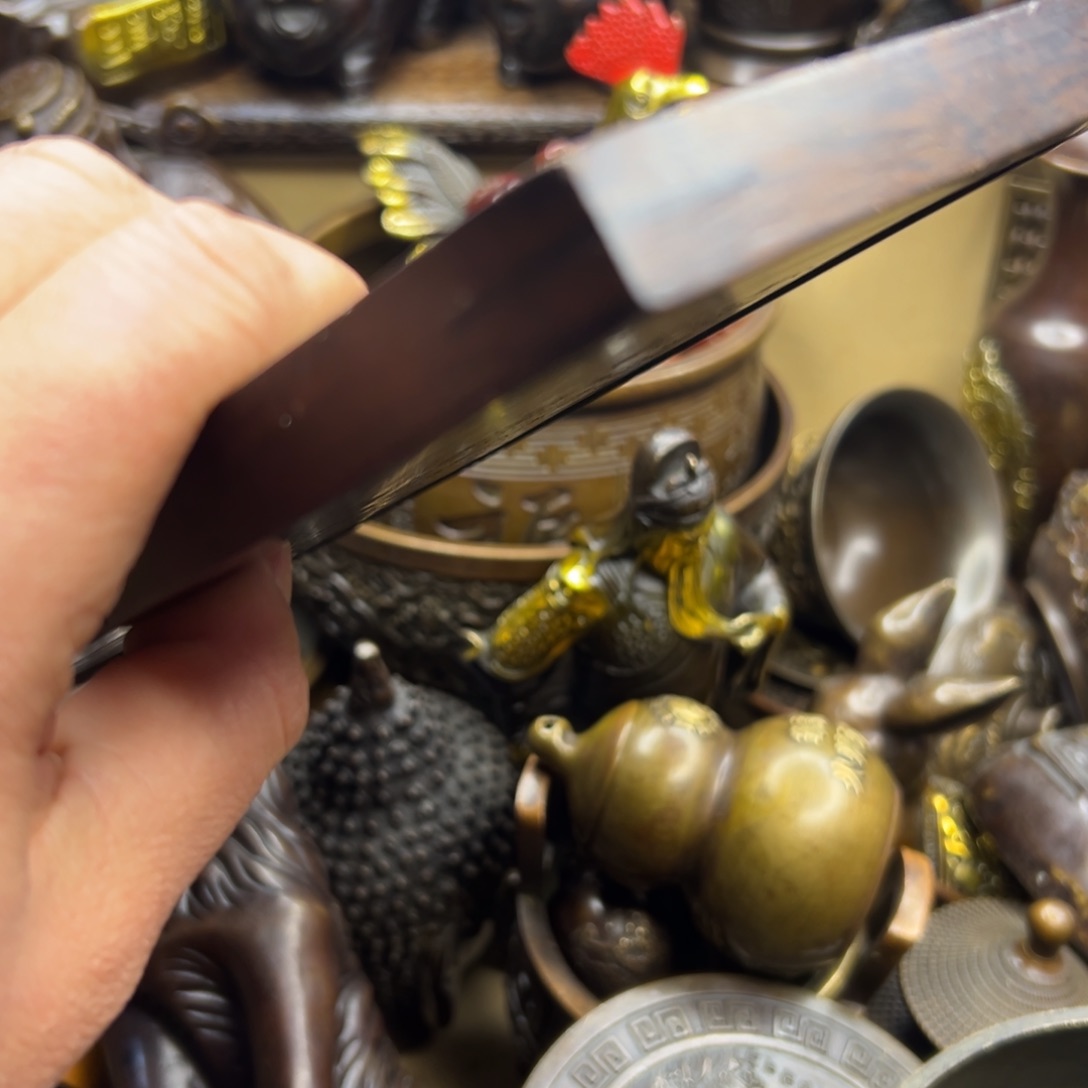 铜摆件欢迎欢迎你