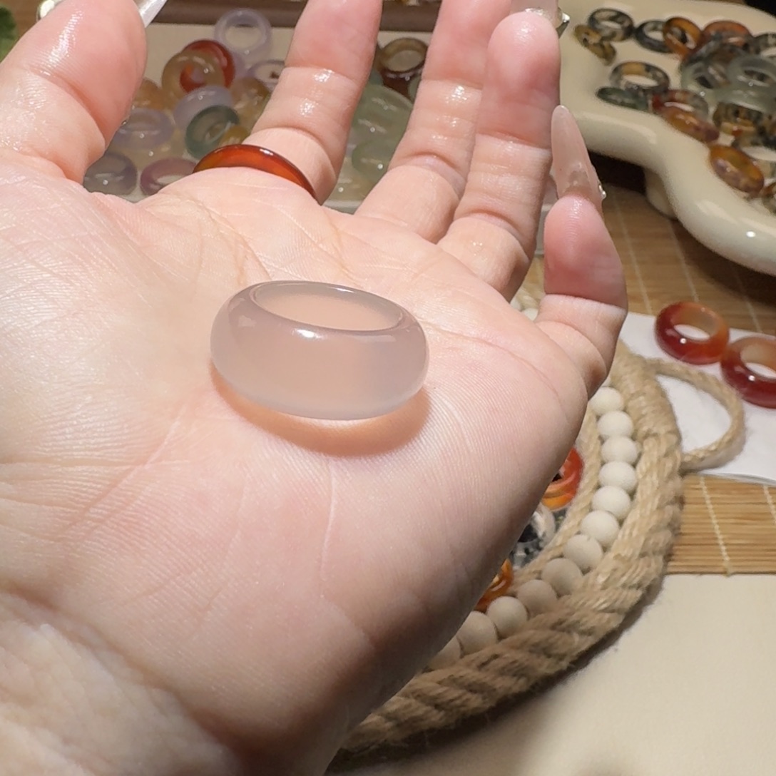 玛瑙/玉髓未镶嵌戒圈