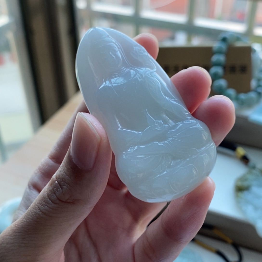 【闪购商品】颈饰未镶嵌翡翠天然缅甸A货翡翠