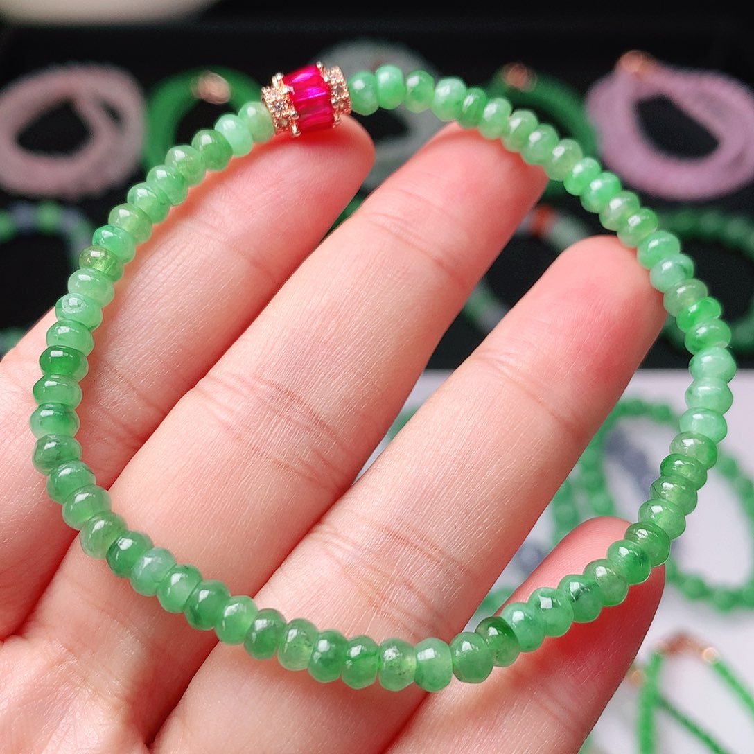 未镶嵌手链翡翠翡翠