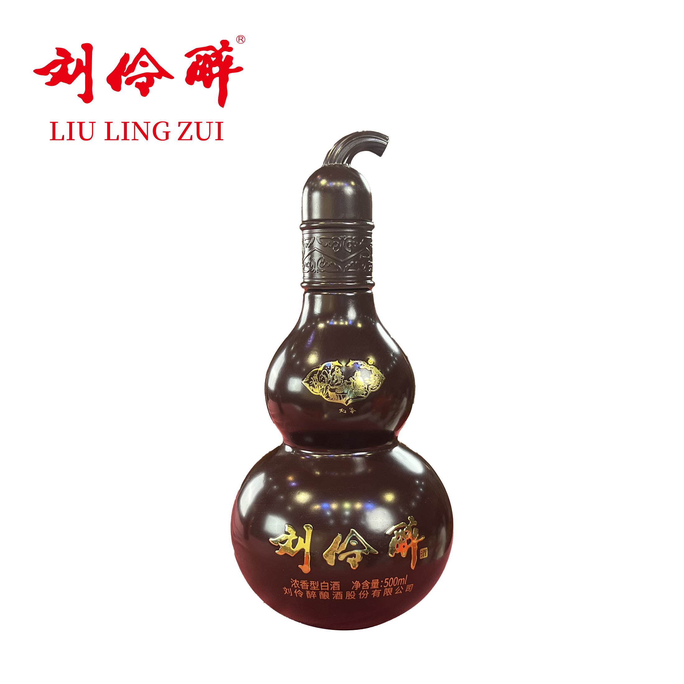 刘伶醉刘伶醉葫芦酒（咖色）38度浓香型白酒38度500ml/瓶38度500ml/瓶