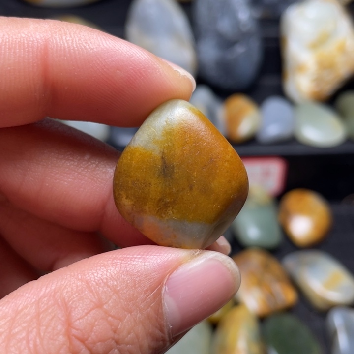 和田玉未镶嵌挂件46