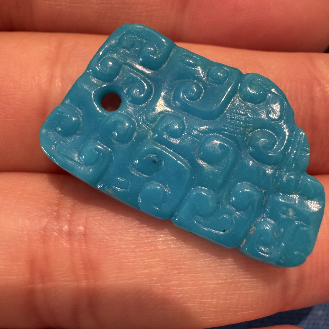 南雨玉舍 松石玉龙佩