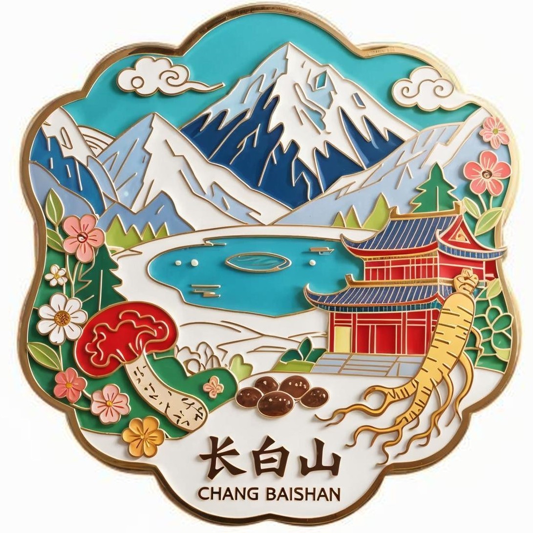 【长白山】吉林长春金属冰箱磁贴旅游景点纪念送老师家居伴手礼物品